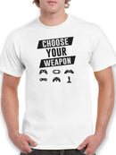 Choose Your Controller Weapon T-shirt -SmartPrintsInk Designs