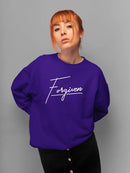 Forgiven Sweatshirt -SmartPrintsInk Designs