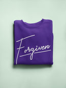 Forgiven Sweatshirt -SmartPrintsInk Designs