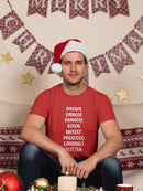 Christmas Reindeers and Wine T-shirt -SmartPrintsInk Designs