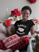 Fleece Navidad T-shirt -SmartPrintsInk Designs