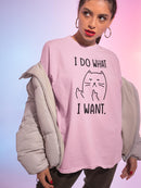 I Do What I Want, Kitten T-shirt -SmartPrintsInk Designs