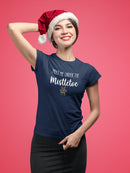 Under The Mistletoe T-shirt -SmartPrintsInk Designs