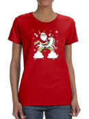 Santa Riding Unicorn T-shirt -SmartPrintsInk Designs