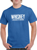Apologize In Advance Whiskey T-shirt -SmartPrintsInk Designs