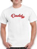 Daddy Text. T-shirt -SmartPrintsInk Designs