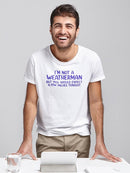 Not A Weatherman T-shirt -SmartPrintsInk Designs