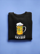 Most Wonderful Time For Beer! Sweatshirt -SmartPrintsInk Designs