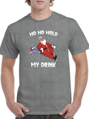 Ho Ho Hold My Drink T-shirt -SmartPrintsInk Designs