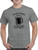 Fitness Beer In My Belly T-shirt -SmartPrintsInk Designs