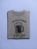 Fitness Beer In My Belly T-shirt -SmartPrintsInk Designs