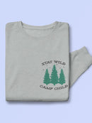 Stay Wild Camp Child Sweatshirt -SmartPrintsInk Designs