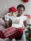 A Girl Who Loves Christmas T-shirt -SmartPrintsInk Designs