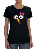 Chicken And Bow Tie T-shirt -SmartPrintsInk Designs