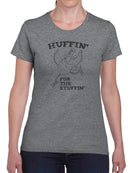 Huffin' For The Stuffin' T-shirt -SmartPrintsInk Designs