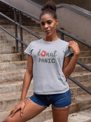 Donut Panic! T-shirt -SmartPrintsInk Designs