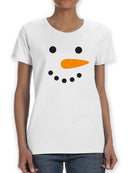 Happy Snowman T-shirt -SmartPrintsInk Designs