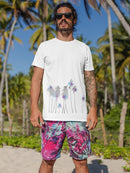 Palm Trees T-shirt -SmartPrintsInk Designs