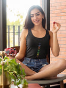 Symbols In Line Racerback Tank -SmartPrintsInk Designs