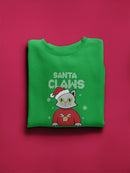 Santa Claws Sweatshirt -SmartPrintsInk Designs