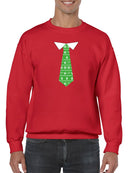 Christmas Tie Sweatshirt -SmartPrintsInk Designs