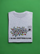 Tangled Lights, I'm Fine T-shirt -SmartPrintsInk Designs