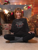 On The Naughty List. Sweatshirt -SmartPrintsInk Designs