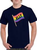 Rainbow Flag Ally T-shirt -SmartPrintsInk Designs