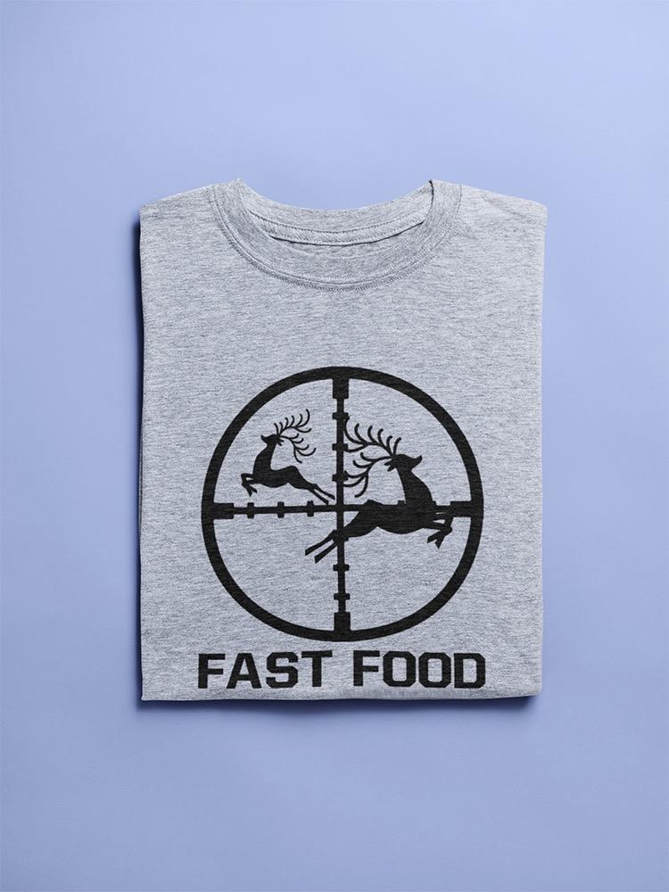 Deer Fast Food T-shirt -SmartPrintsInk Designs