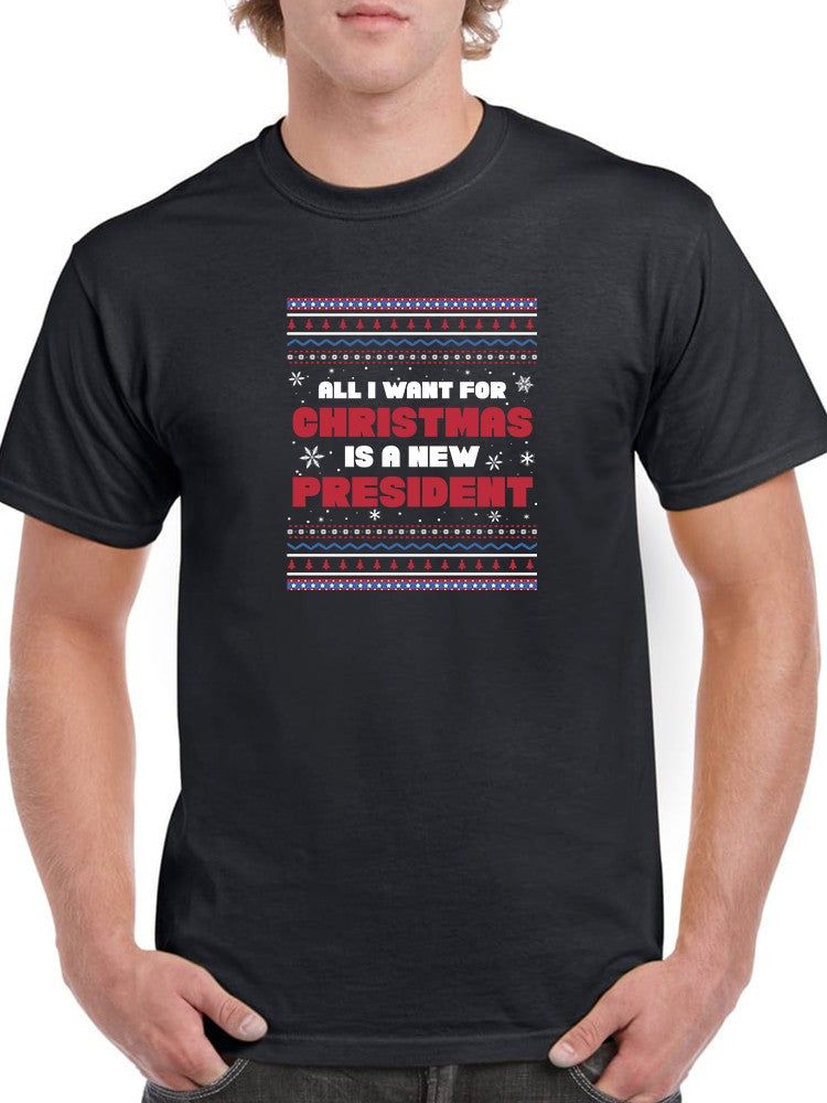 New President For Christmas T-shirt -SmartPrintsInk Designs