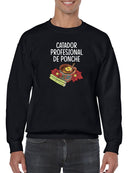 Professional Punch Taster Sweatshirt -SmartPrintsInk Designs