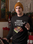 Professional Punch Taster Sweatshirt -SmartPrintsInk Designs