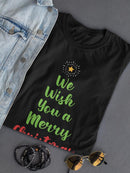 Merry Christmas Tree T-shirt -SmartPrintsInk Designs