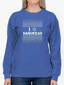 Love Hanukkah Sweatshirt -SmartPrintsInk Designs