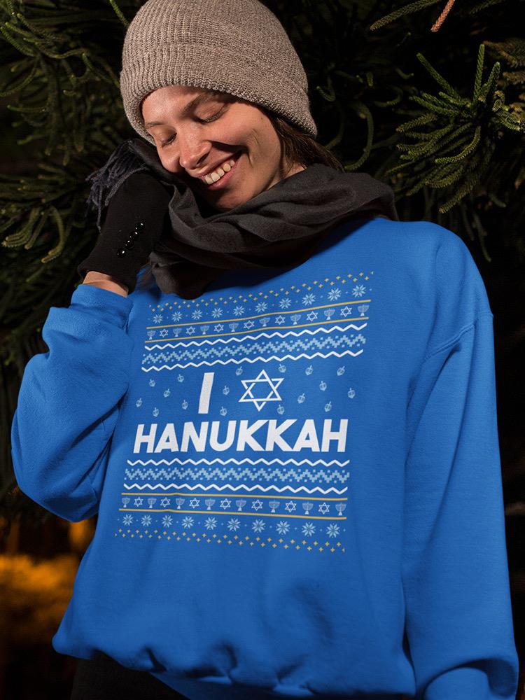 Love Hanukkah Sweatshirt -SmartPrintsInk Designs