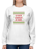 Diet Begins In January Sweatshirt -SmartPrintsInk Designs