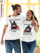 I'm Watching The Game T-shirt -SmartPrintsInk Designs