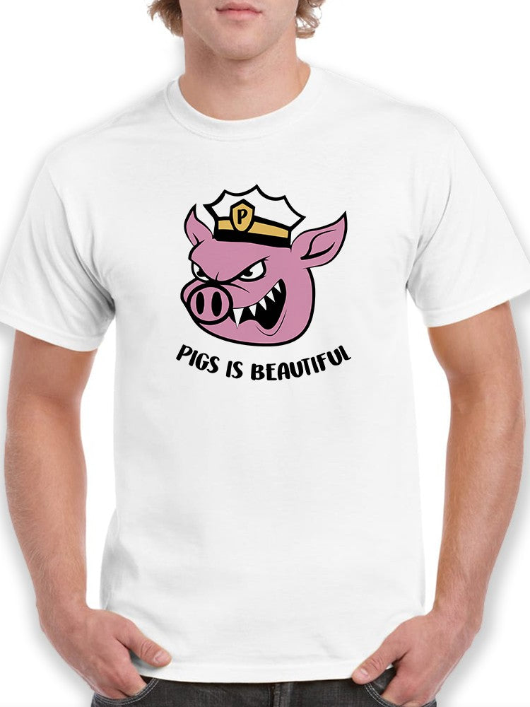 Pigs Is Beautiful T-shirt -SmartPrintsInk Designs