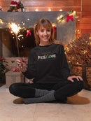 Feelin' Festive Sweatshirt -SmartPrintsInk Designs