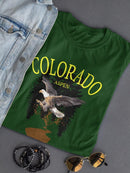 Colorado Aspen Eagle T-shirt -SmartPrintsInk Designs