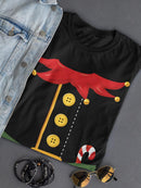 Elf With Candy Cane T-shirt -SmartPrintsInk Designs