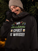Christmas Spirit Whiskey Sweatshirt -SmartPrintsInk Designs