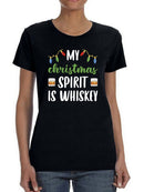Christmas Spirit Whiskey T-shirt -SmartPrintsInk Designs