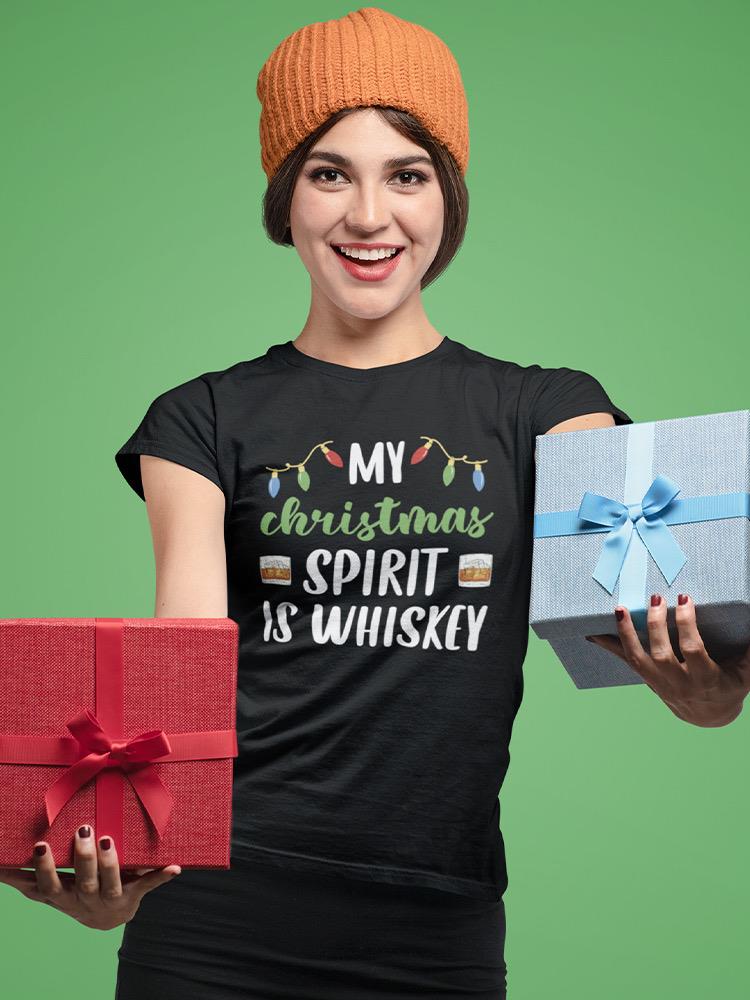 Christmas Spirit Whiskey T-shirt -SmartPrintsInk Designs