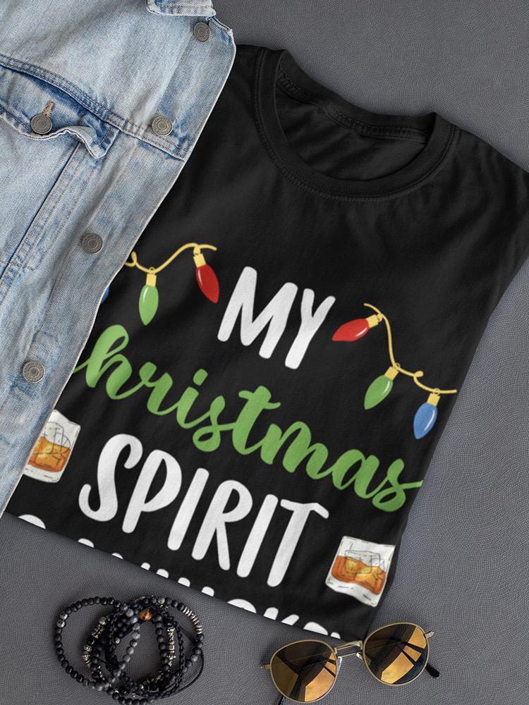 Christmas Spirit Whiskey T-shirt -SmartPrintsInk Designs