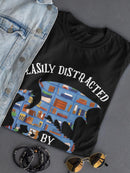 Dragons And Books T-shirt -SmartPrintsInk Designs