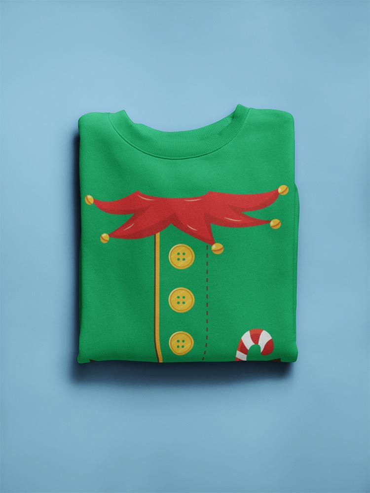 Elf Helper Christmas Sweatshirt -SmartPrintsInk Designs