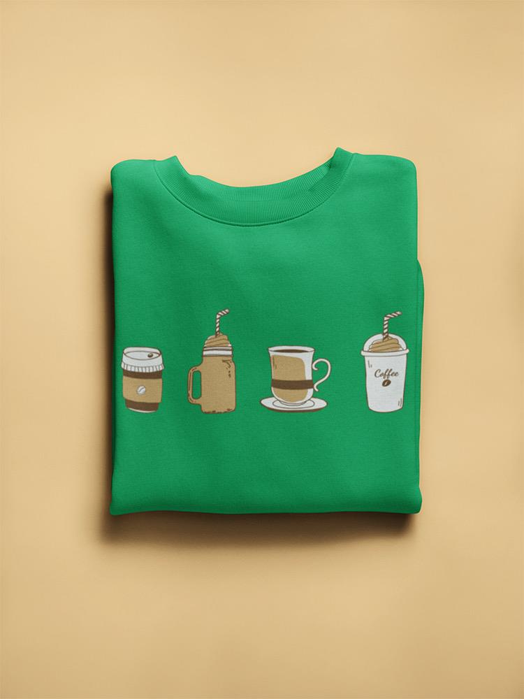 Coffee Products Sweatshirt -SmartPrintsInk Designs