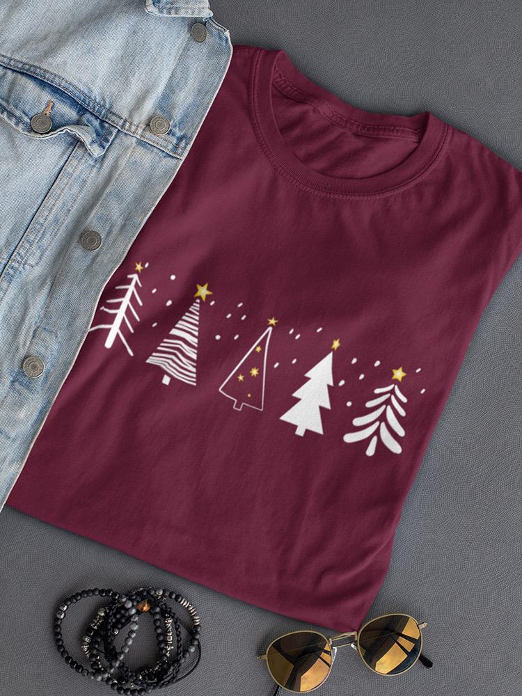 Christmas Trees T-shirt -SmartPrintsInk Designs