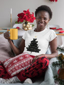 Christmas Cat Tree T-shirt -SmartPrintsInk Designs